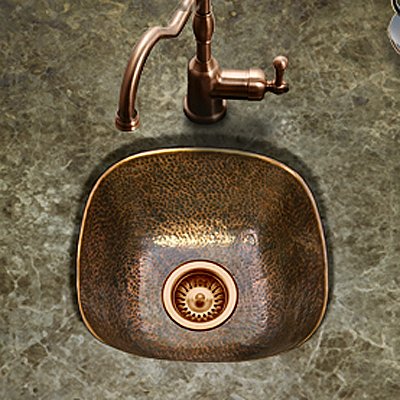 This Lager Sink from the Hammerwerks series would shine in any rustic kitchen design.