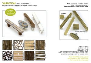 Spectra Decor, Variation Series - Eco-resin & Lead free Pewter